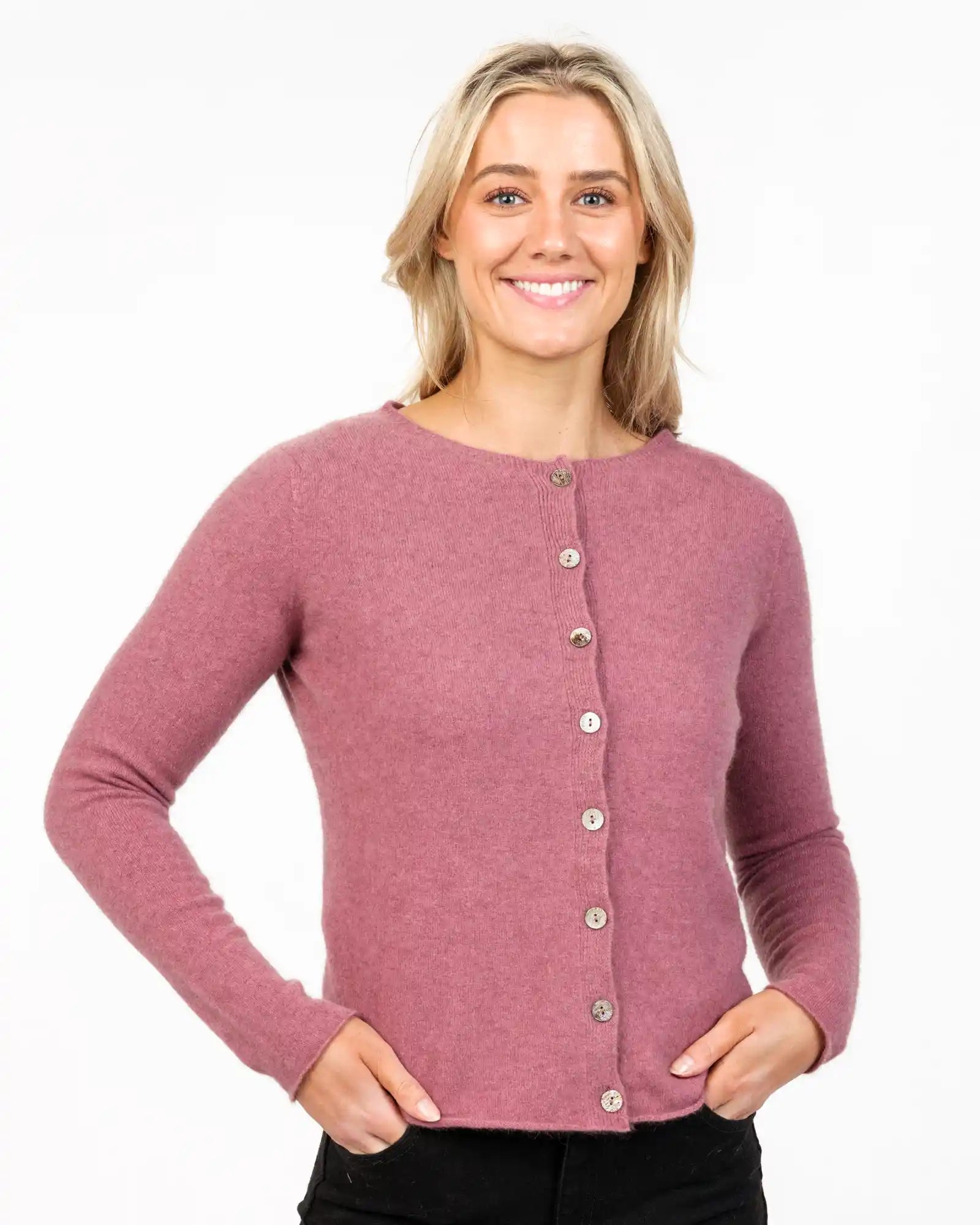 Magnolia Women's Paua Button Cardigan - NB872