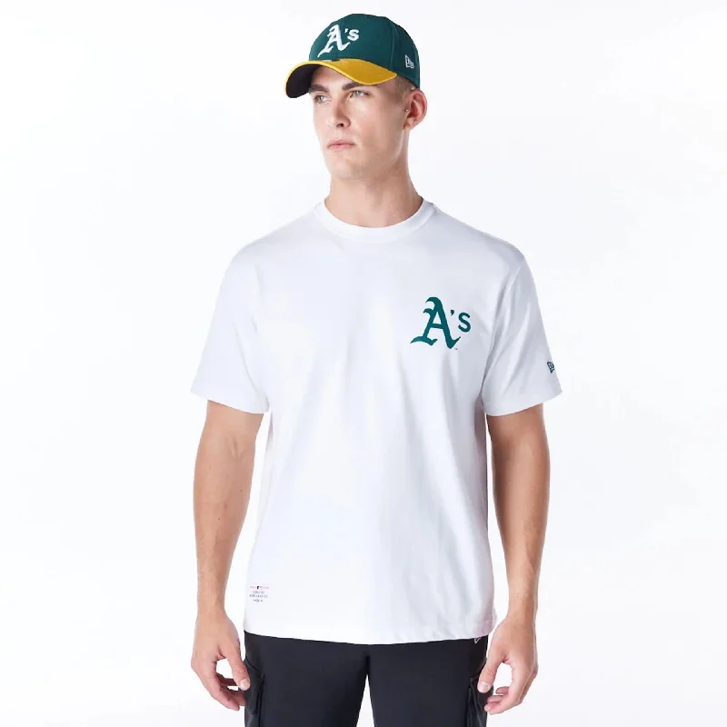 Oakland Athletics MLB Home New Era Korea White T-Shirt