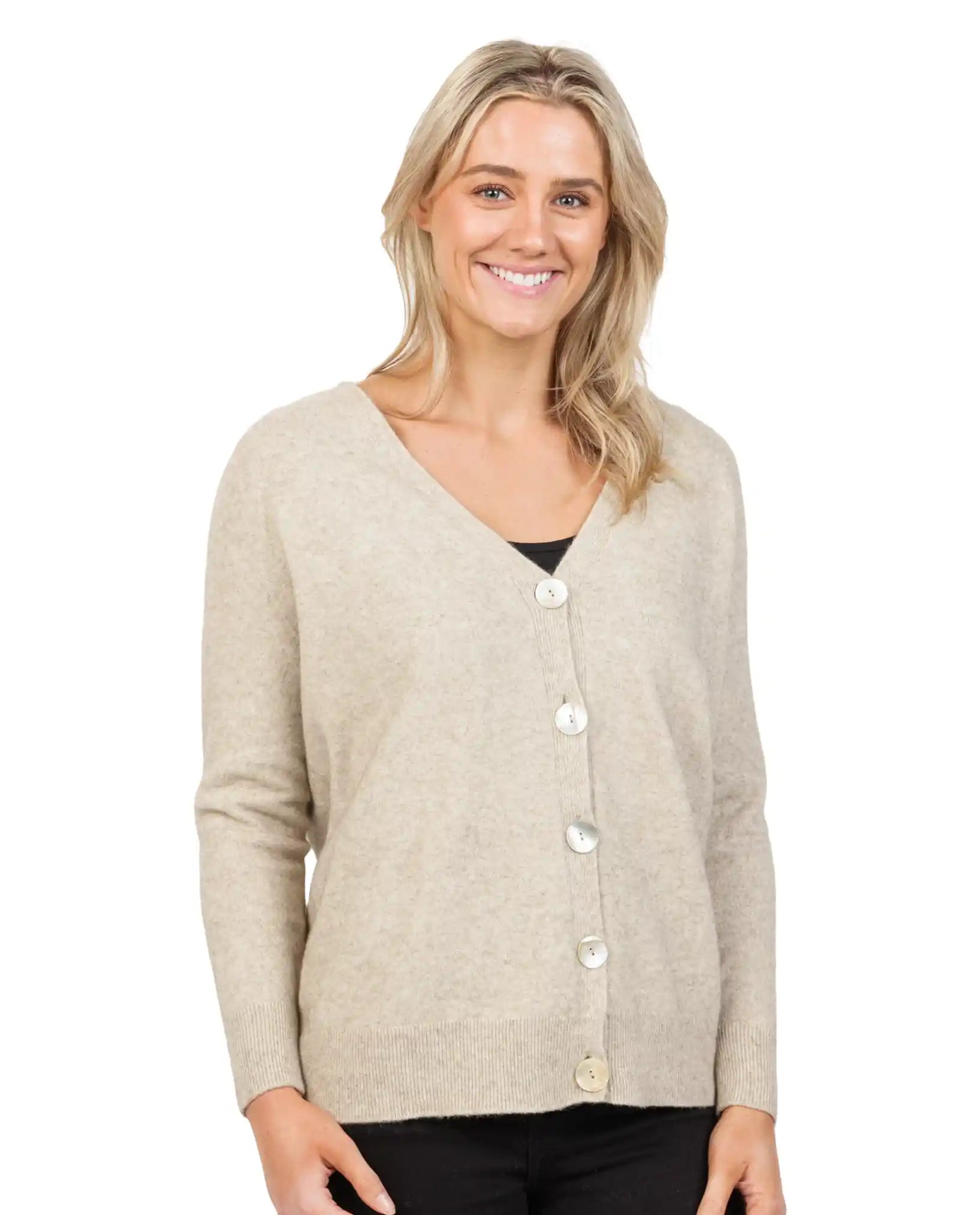 Natural Women's Relaxed Cardigan - NB851