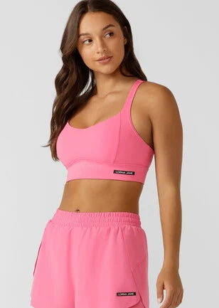 Lorna Jane Lightspeed Phone Pocket Run Short - Cameo Pink