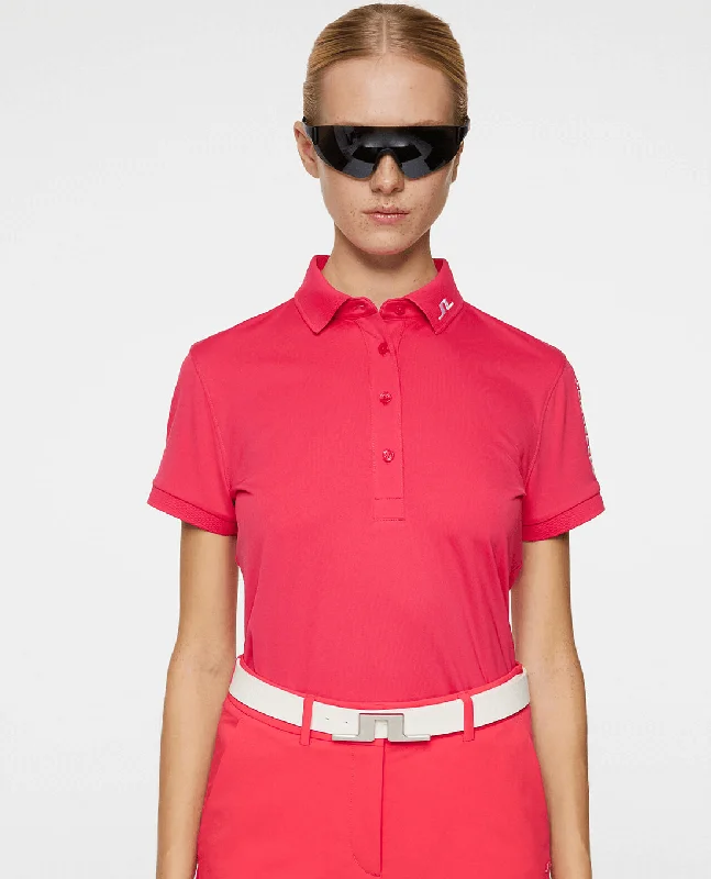 J.Lindeberg Tour Tech Polo Azalea