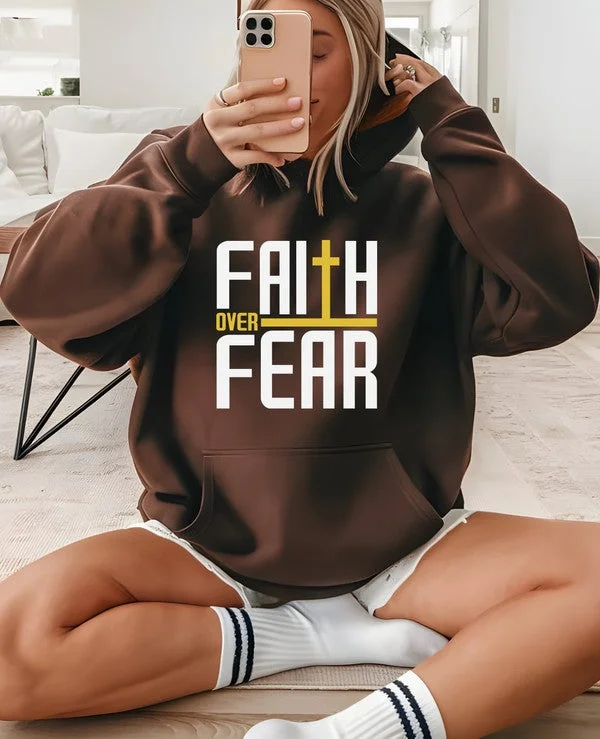 Faith over Fear Graphic Hoodie