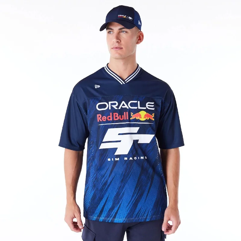 Red Bull  Sim Racing Navy V Neck Jersey