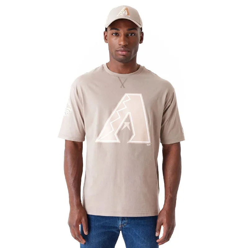 Arizona Diamondbacks World Series Pastel Brown Oversized T-Shirt