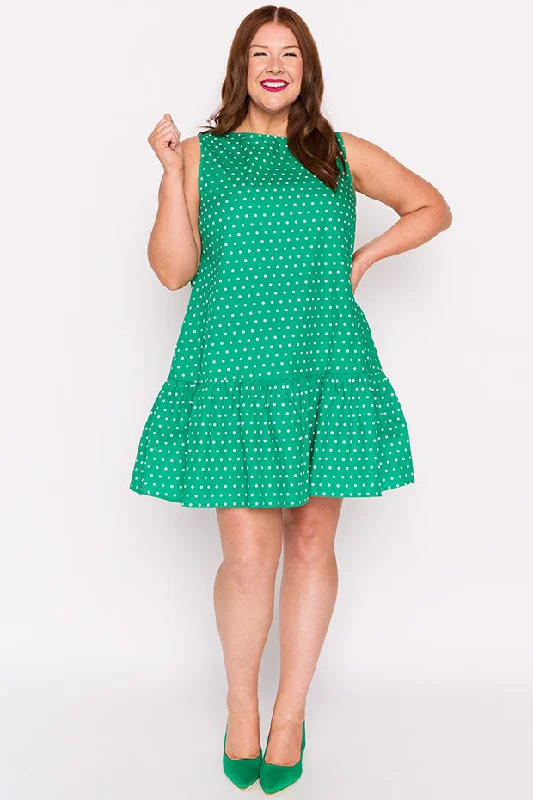 Andi Green Spot Dress