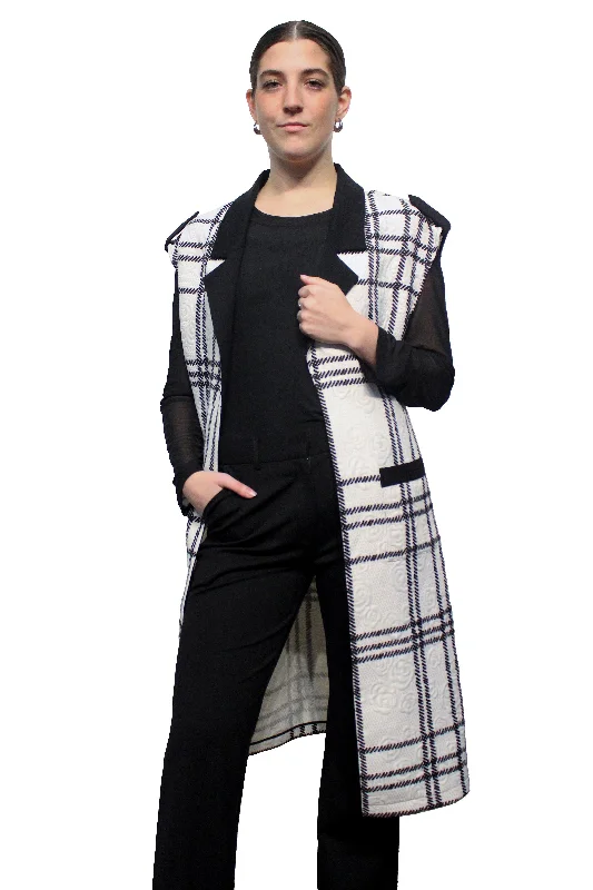 Plaid Textures Vest