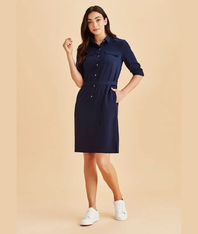 Womens Chloe Georgette Shirt Dress