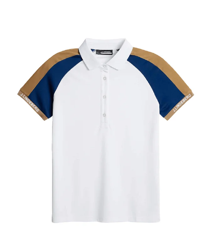 J.Lindeberg Priya Polo White