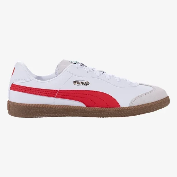 Puma King 21 IT White/Red