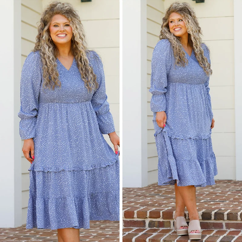 Montana Mornings Dress, Blue