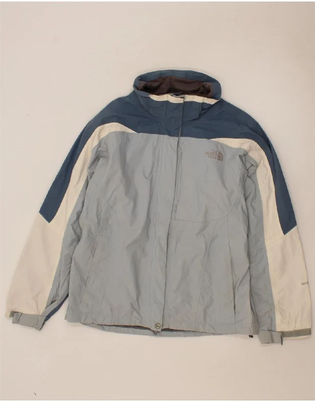 THE NORTH FACE Womens Windbreaker Jacket UK 14 Medium Blue Colourblock