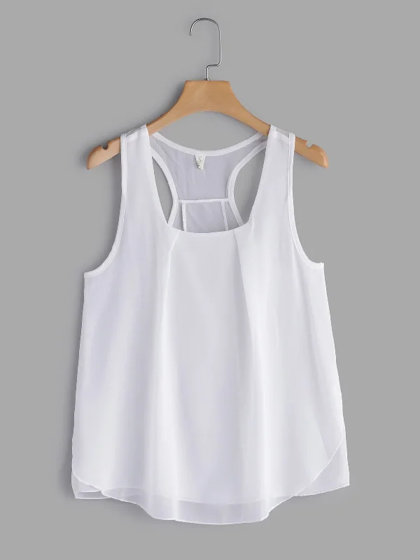 Wholesale Scoop Neck Sleeveless Camis