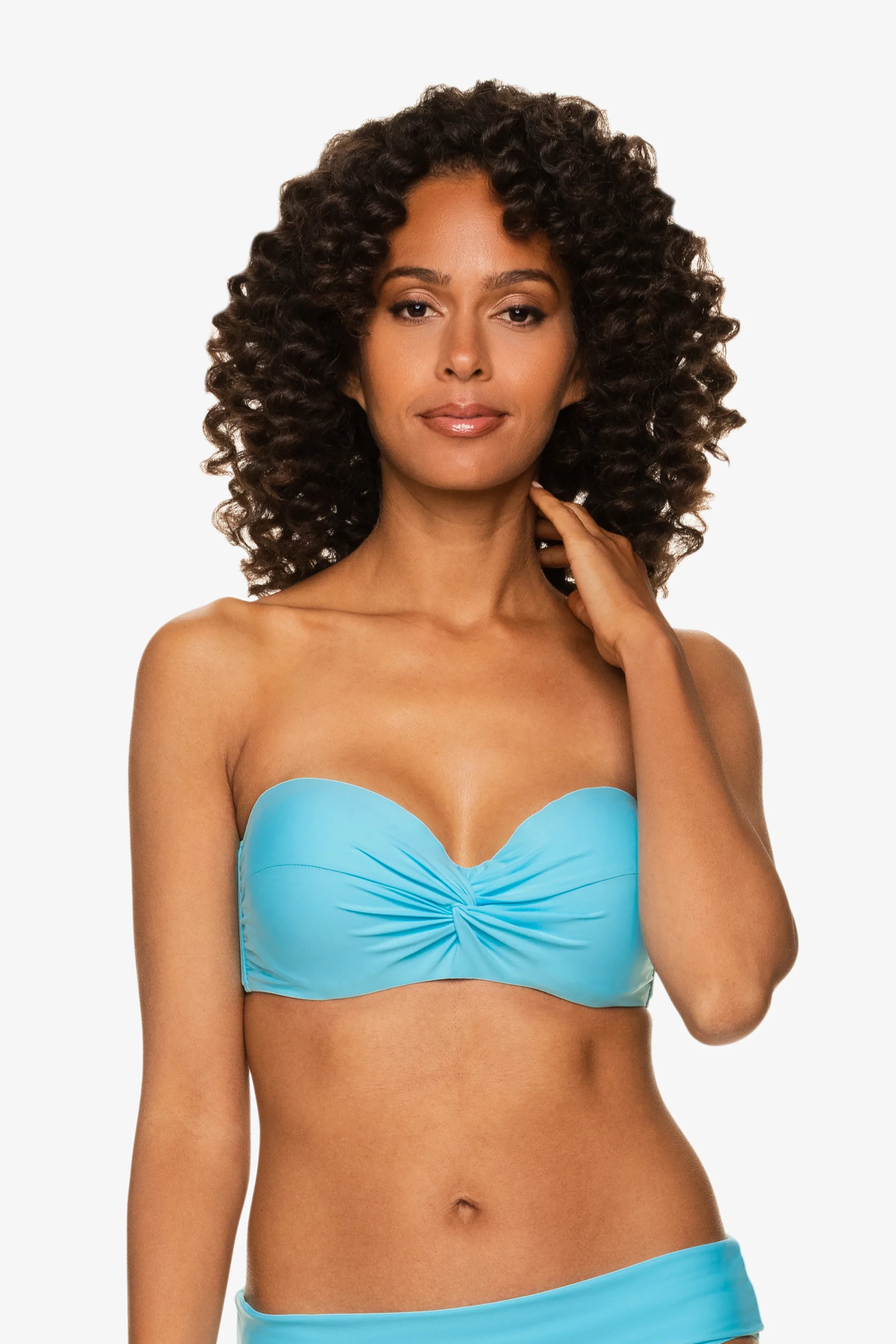 Twist Underwire Bandeau  |  Sky Blue