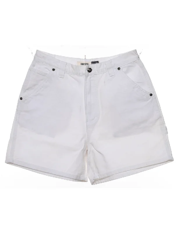 Carpenter White Denim Shorts - W29 L5