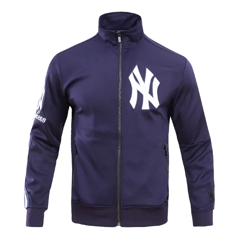 MLB NEW YORK YANKEES CLASSIC MEN'S TRACK JACKET (MIDNIGHT NAVY)