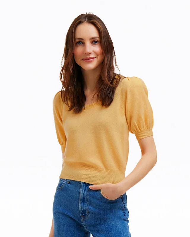 Short Sleeve Cashmere Sweater