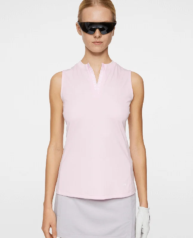 J.Lindeberg Leya Sleeveless Polo Nosegay