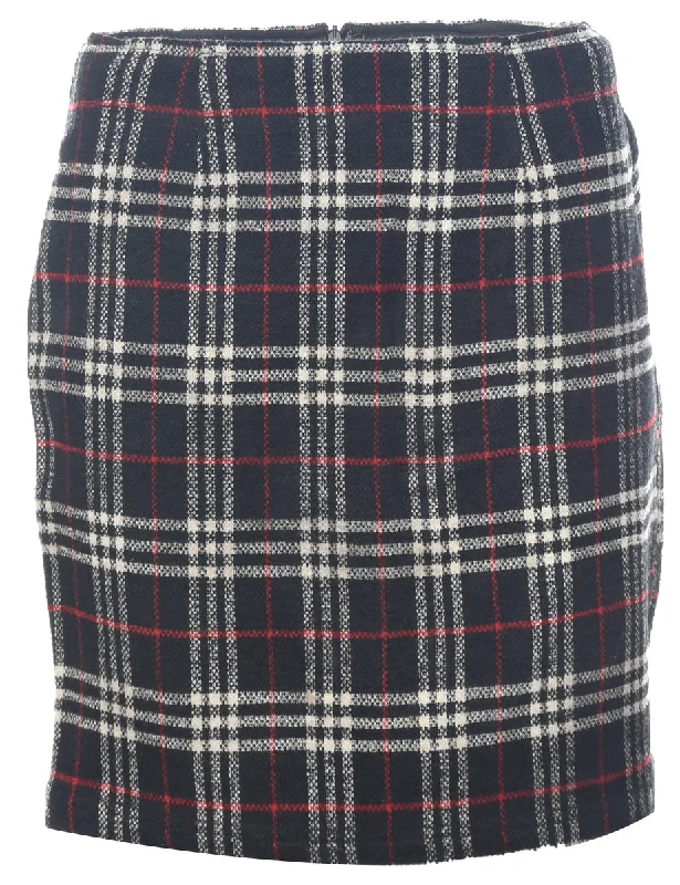 Carole Little Tartan Pencil Skirt - M