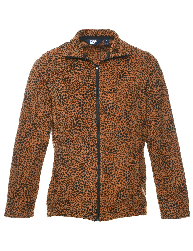 Leopard Pattern Fleece - S